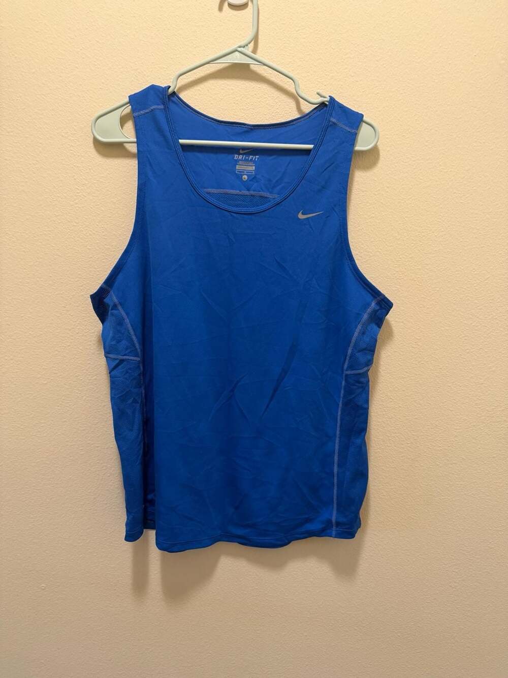 Nike Dri-FIT Royal Blue Athletic Running Tank Top Size L